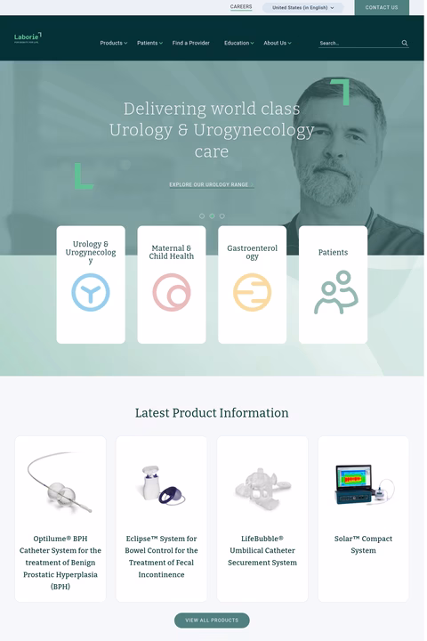 Laborie-Medical-Technologies Homepage 1440px