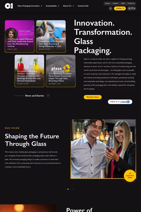 O-I-Glass Homepage 1440px