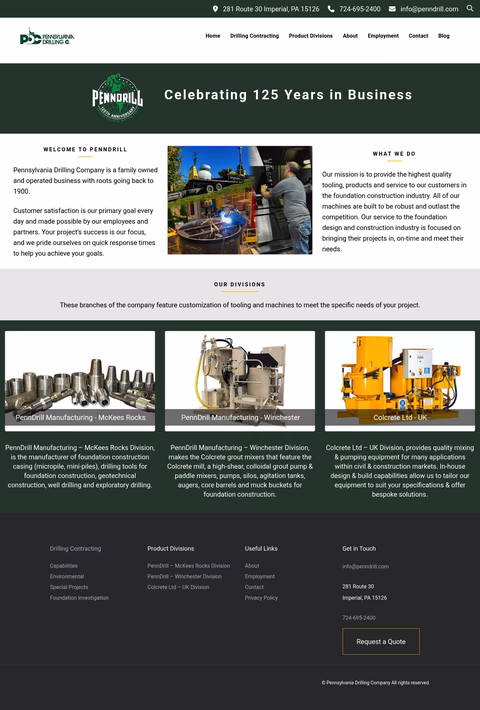 Pennsylvania-Drilling-Company Homepage 1440px