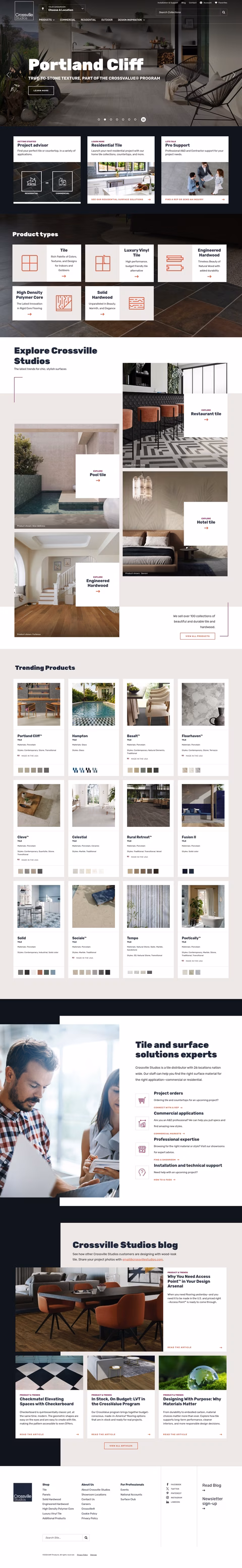 Crossville-Studios Homepage 1440px