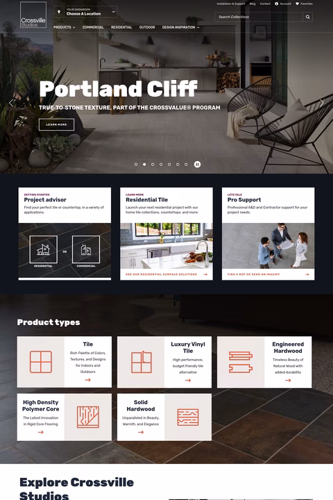 Crossville-Studios Homepage 1440px