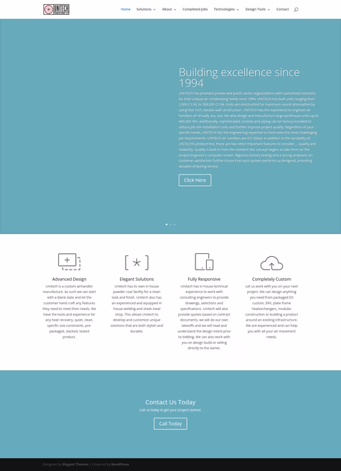 Unitech Homepage 1440px