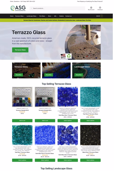 American-Specialty-Glass Homepage 1440px