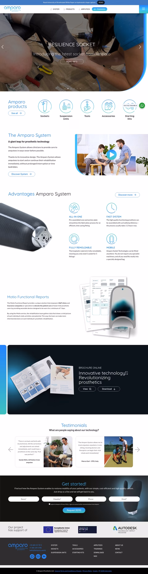 Amparo-Prosthetics Homepage 1440px