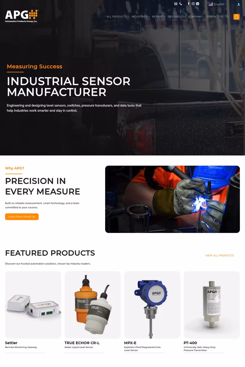 Apg-Sensors Homepage 1440px