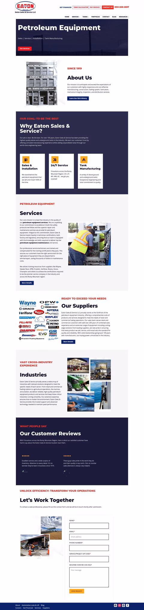 Eaton-Sales-Service Homepage 1440px