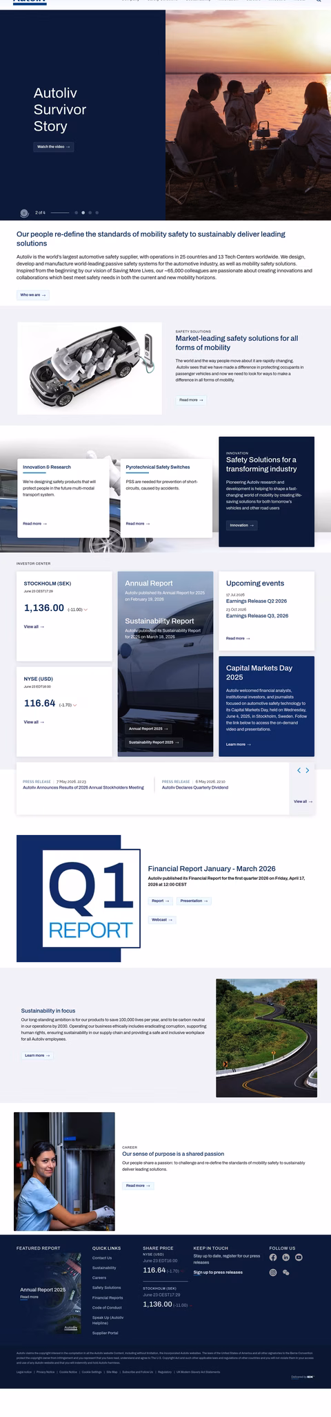 Autoliv Homepage 1440px