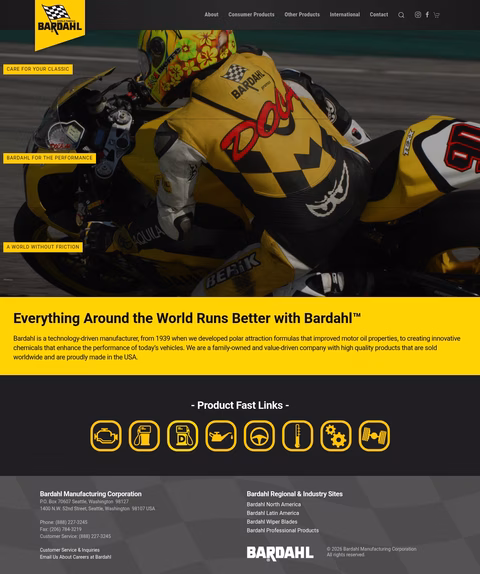Bardahl Homepage 1440px