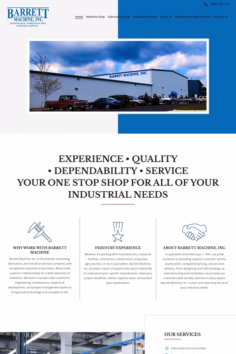 Barrett-Machine Homepage 1440px