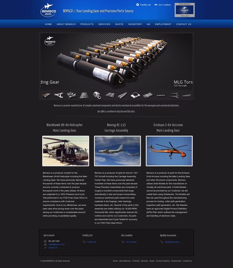 Bemsco-Defense-Products Homepage 1440px