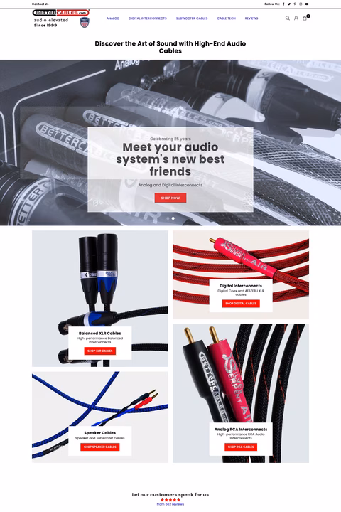 Better-Cables Homepage 1440px