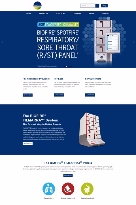 Biofire-Diagnostics Homepage 1440px
