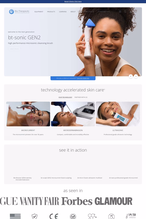 Bio-Therapeutic Homepage 1440px