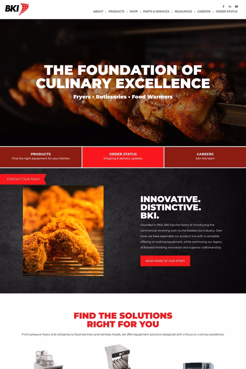 Bki-Commercial-Cooking-Equipment Homepage 1440px