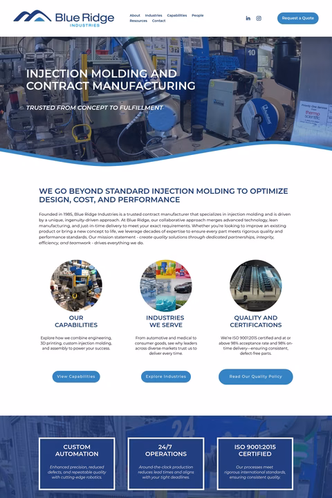 Blue-Ridge-Industries Homepage 1440px
