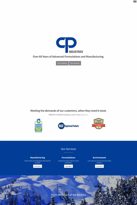 Cp-Industries Homepage 1440px