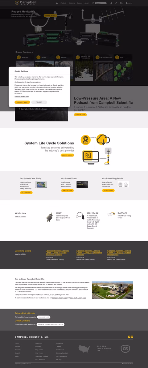 Campbell-Scientific Homepage 1440px