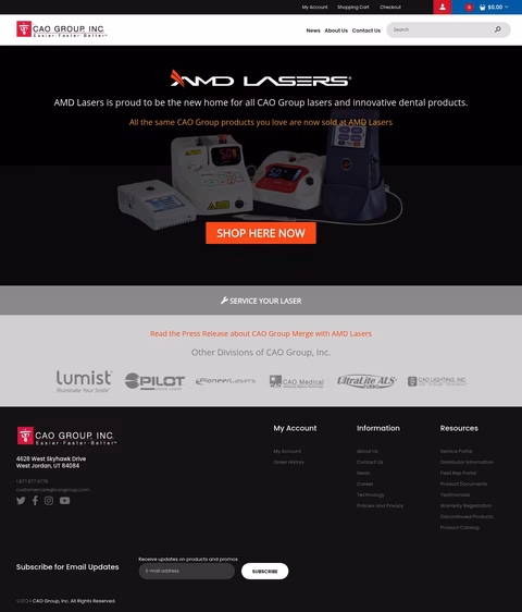 Cao-Group Homepage 1440px