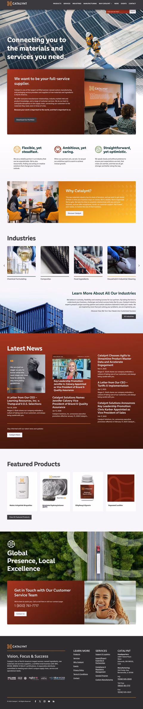 Catalynt Homepage 1440px