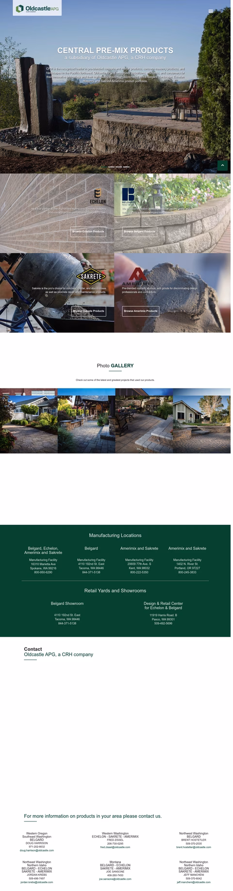 Central-Pre-Mix-Concrete-Company Homepage 1440px