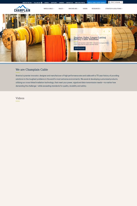 Champlain-Cable Homepage 1440px
