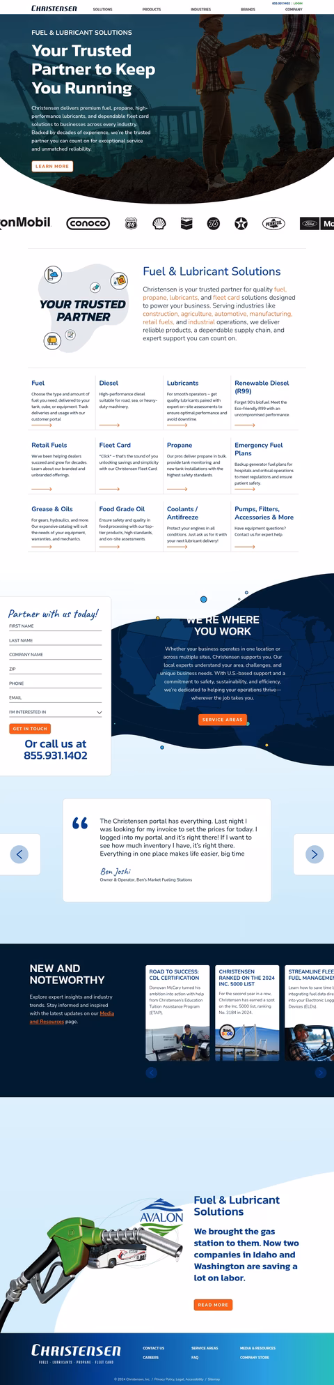 Christensen Homepage 1440px