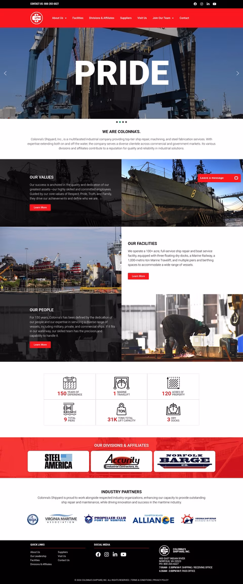 Colonnas-Shipyard Homepage 1440px