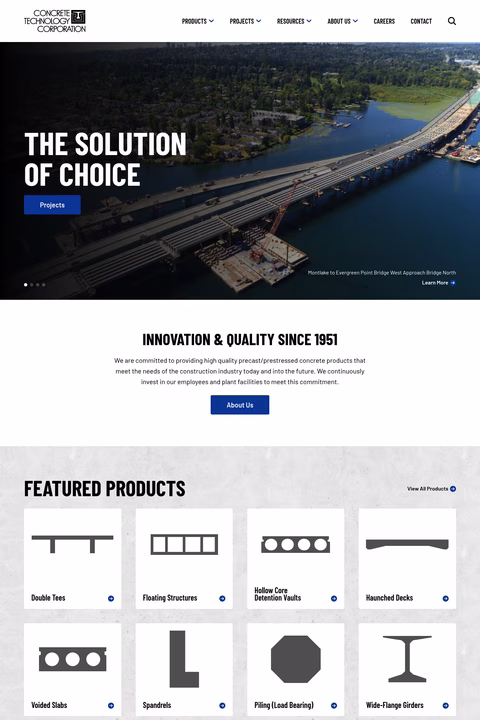 Concrete-Technology Homepage 1440px