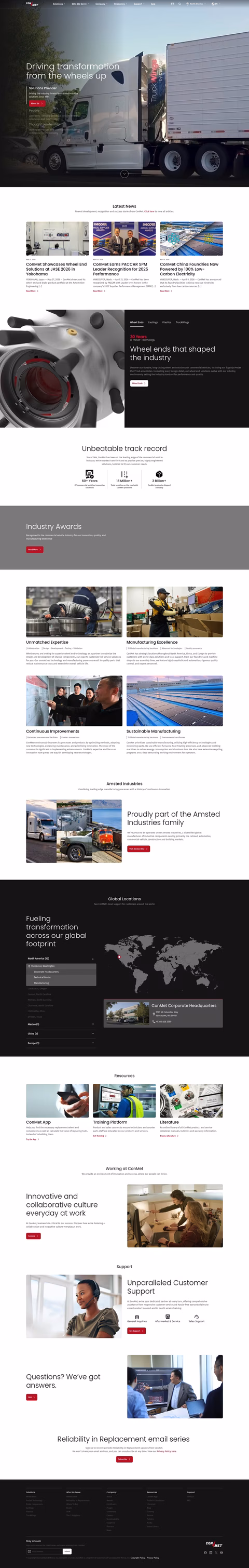 Conmet Homepage 1440px