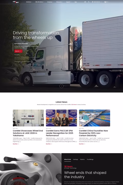 Conmet Homepage 1440px