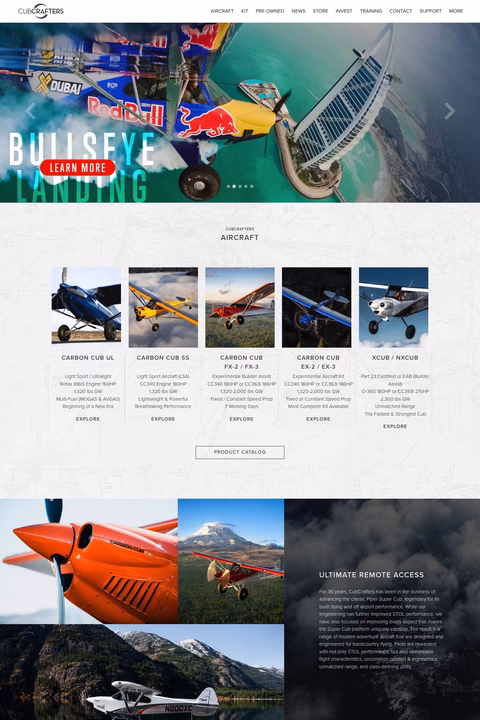 Cubcrafters Homepage 1440px