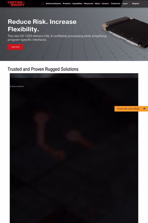 Curtiss-Wright-Defense-Solutions Homepage 1440px