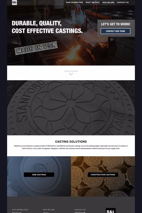 D-L-Foundry Homepage 1440px