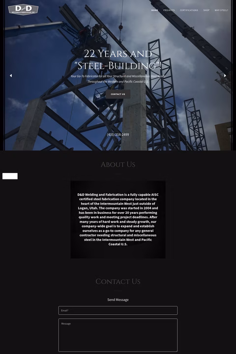 D-D-Welding-Fabrication Homepage 1440px