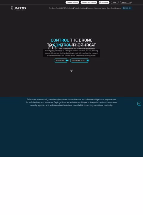 D-Fend-Solutions Homepage 1440px