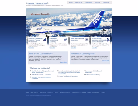 Danner-Corporation Homepage 1440px