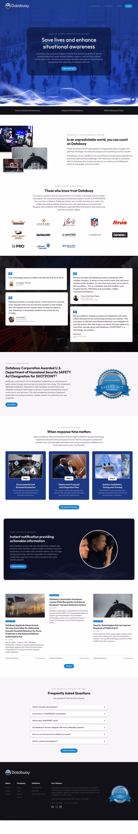 Databuoy Homepage 1440px