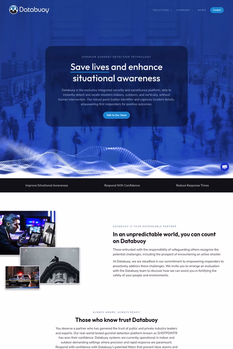 Databuoy Homepage 1440px