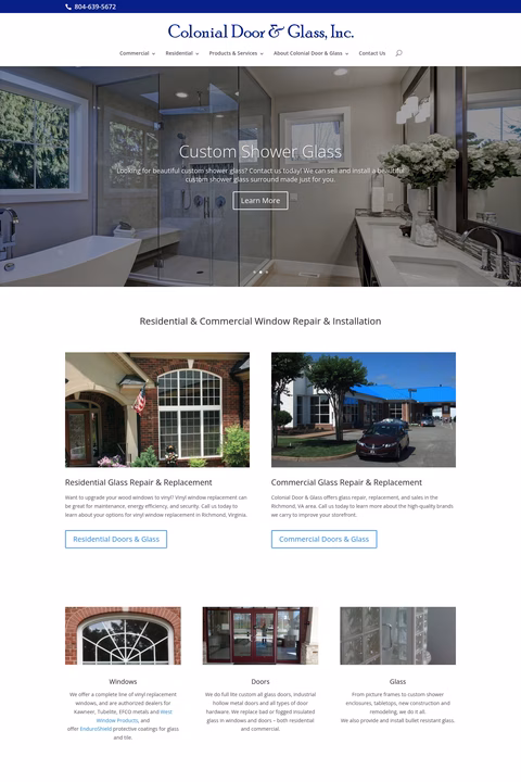 Colonial-Door-Glass Homepage 1440px