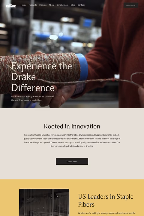Drake-Extrusion Homepage 1440px