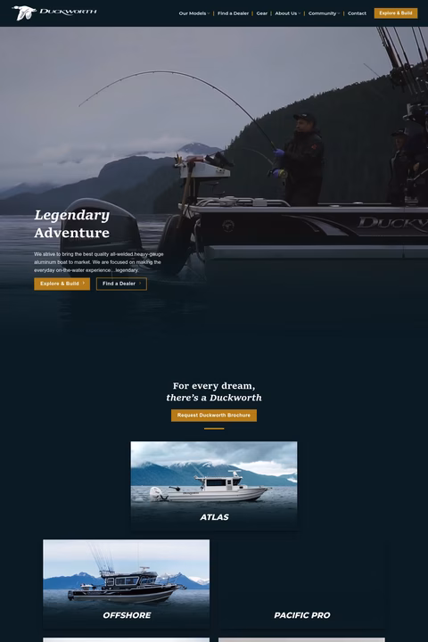 Duckworth-Boats Homepage 1440px