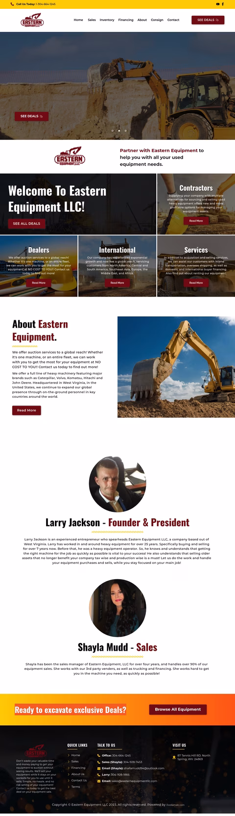 Eastern-Equipment-Llc Homepage 1440px