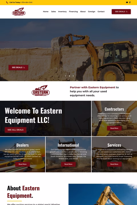 Eastern-Equipment-Llc Homepage 1440px