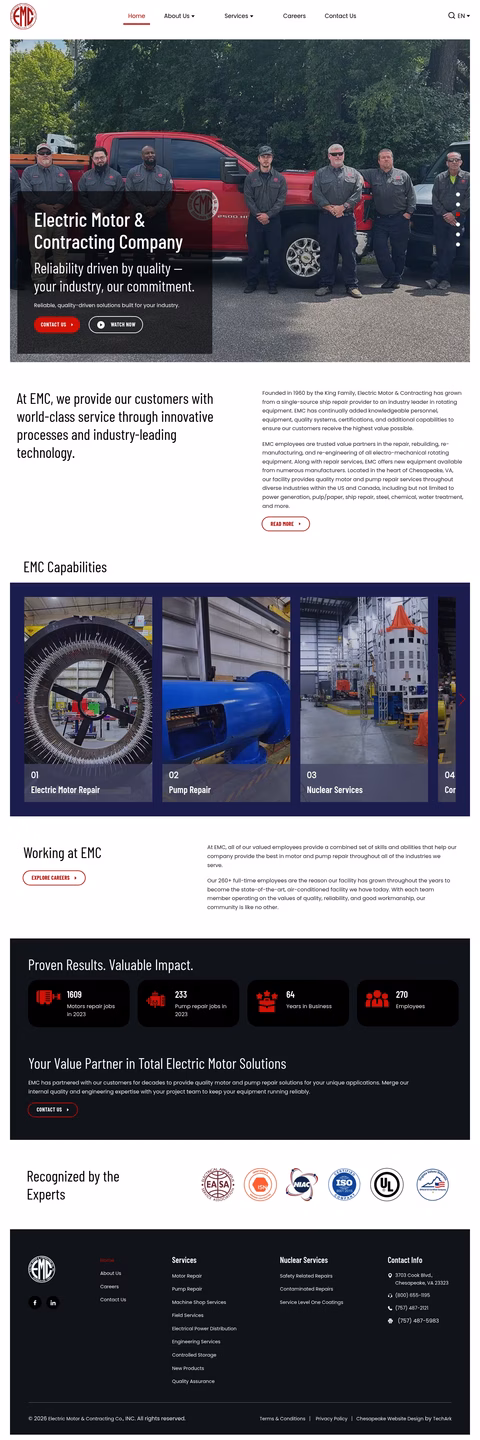 Electric-Motor-Contracting Homepage 1440px