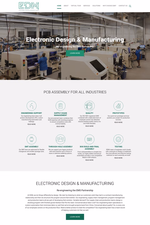 Electronic-Design-Manufacturing Homepage 1440px