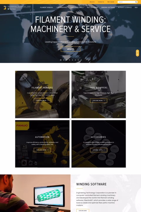 Engineering-Technology-Corporation Homepage 1440px