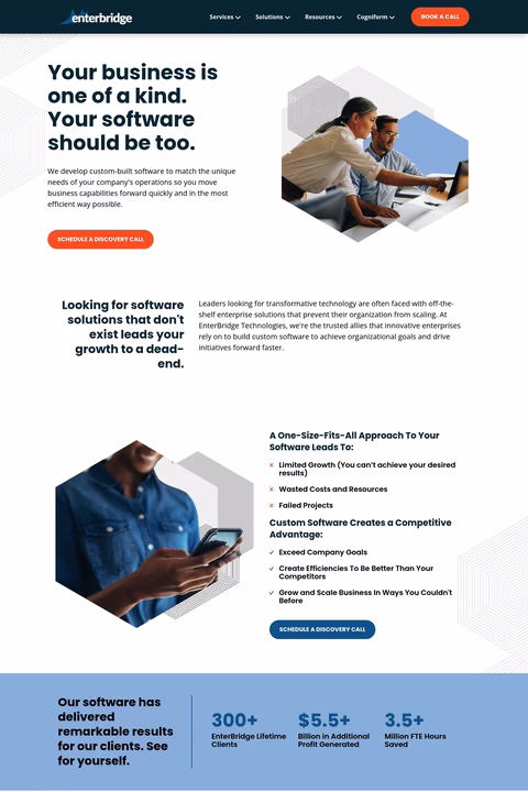 Enterbridge-Technologies Homepage 1440px