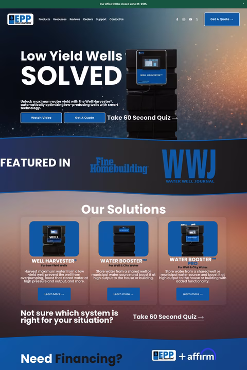 Epp-Well-Solutions Homepage 1440px