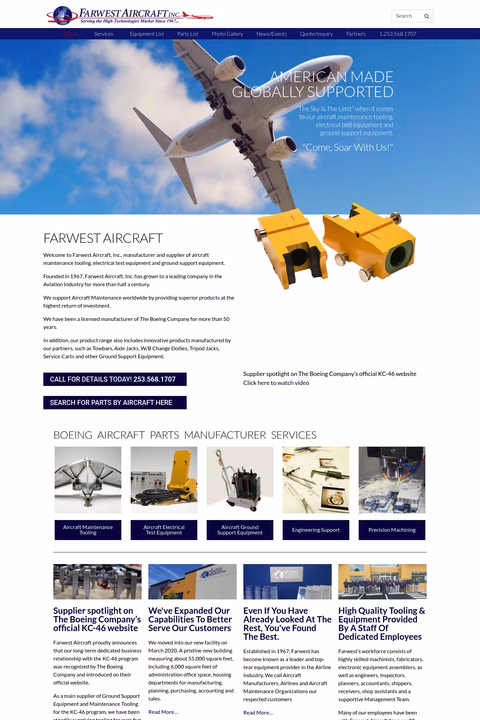 Farwest-Aircraft Homepage 1440px