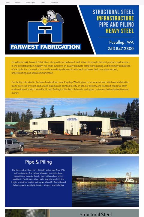 Farwest-Fabrication Homepage 1440px
